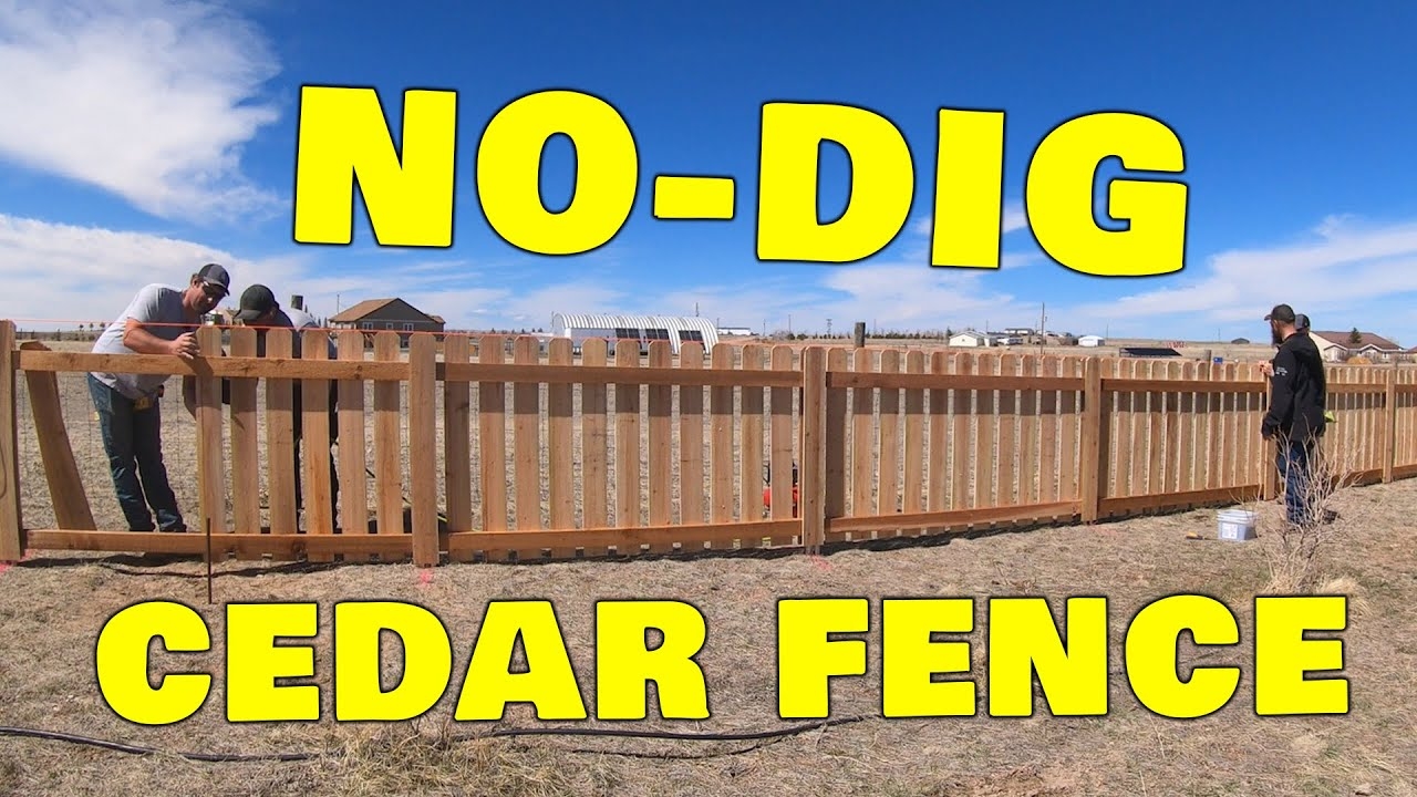 fence post no digging