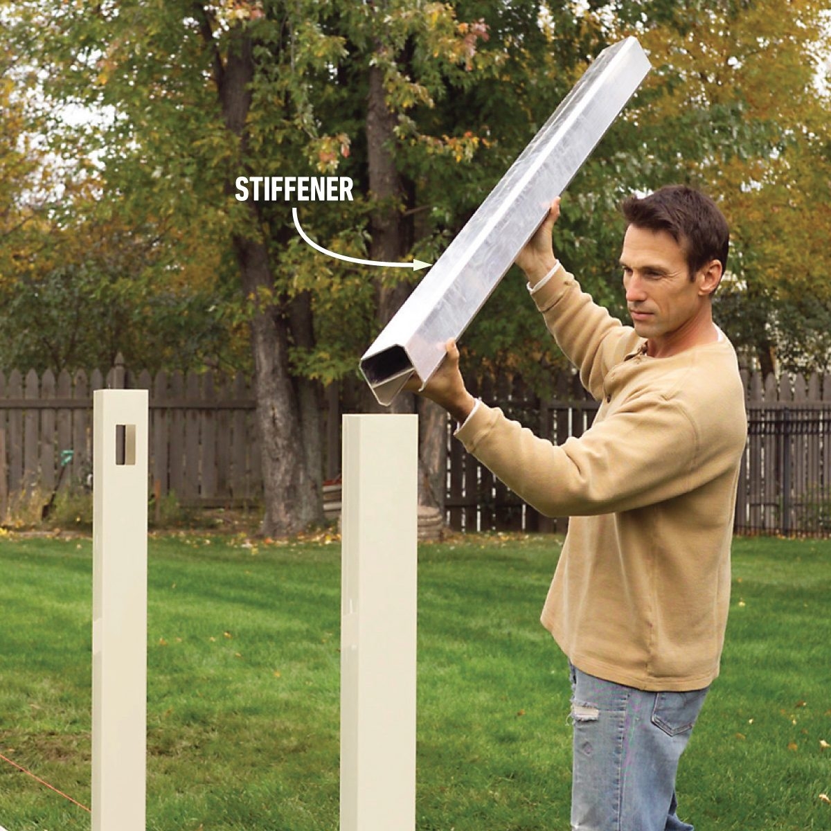 Installing A Vinyl Fence DIY Family Handyman