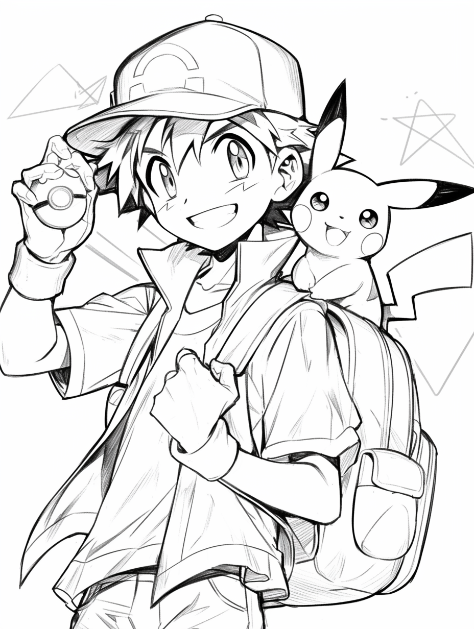 Kawaii Pokemon Coloring Sheets Free Printable Art