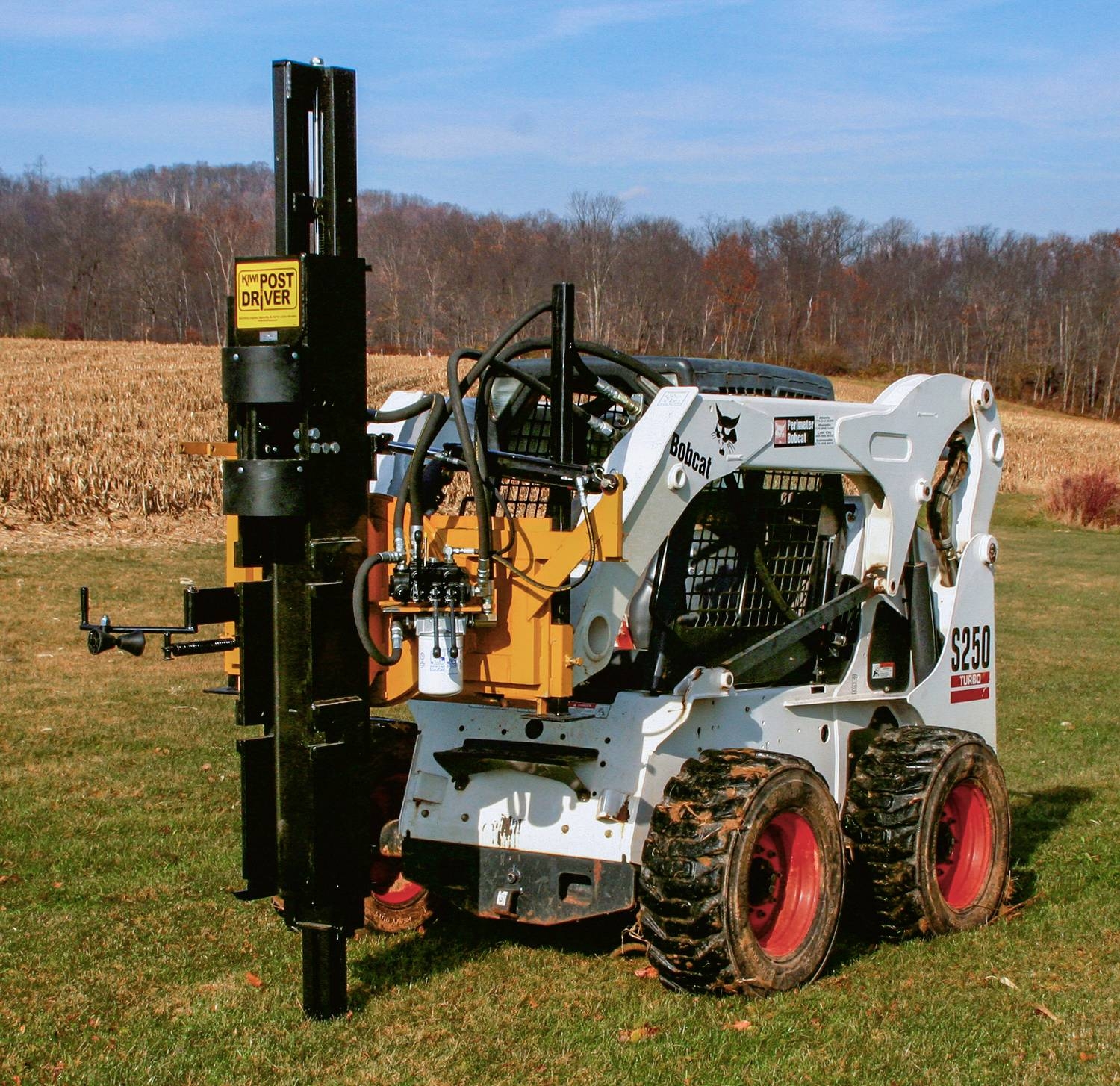 KIWI Skid Steer Post Driver