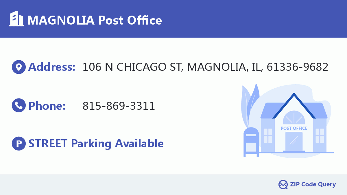 MAGNOLIA Post Office Illinois United States ZIP Code 5 Plus 4 
