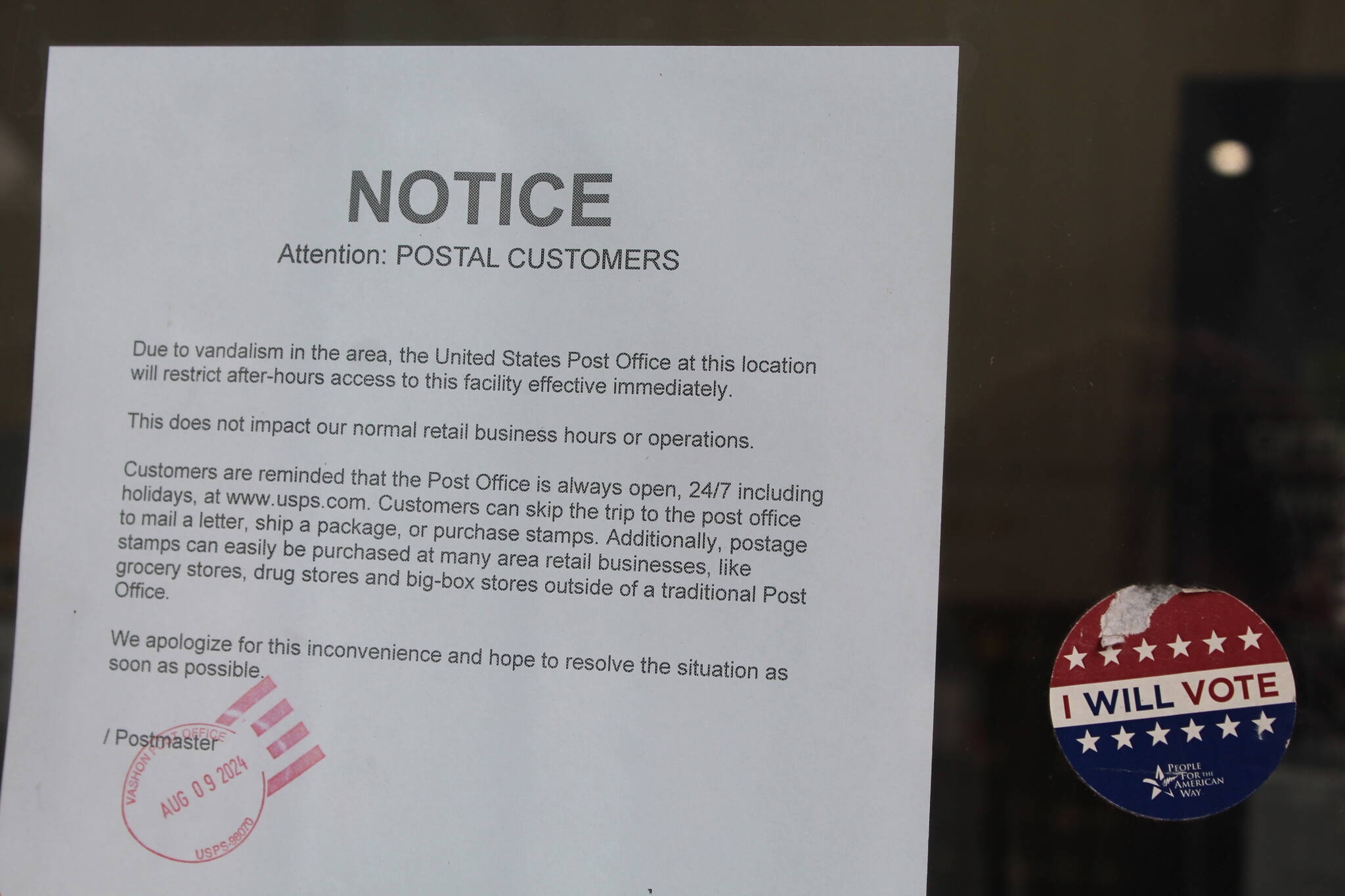 Mail Theft Frustrates Islanders Vashon Post Office Limits Lobby Hours Vashon Maury Island Beachcomber