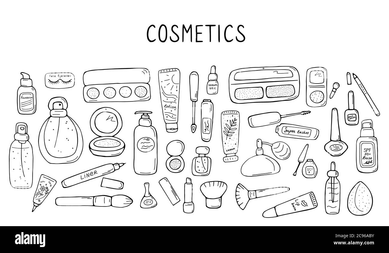 coloring pages skin products