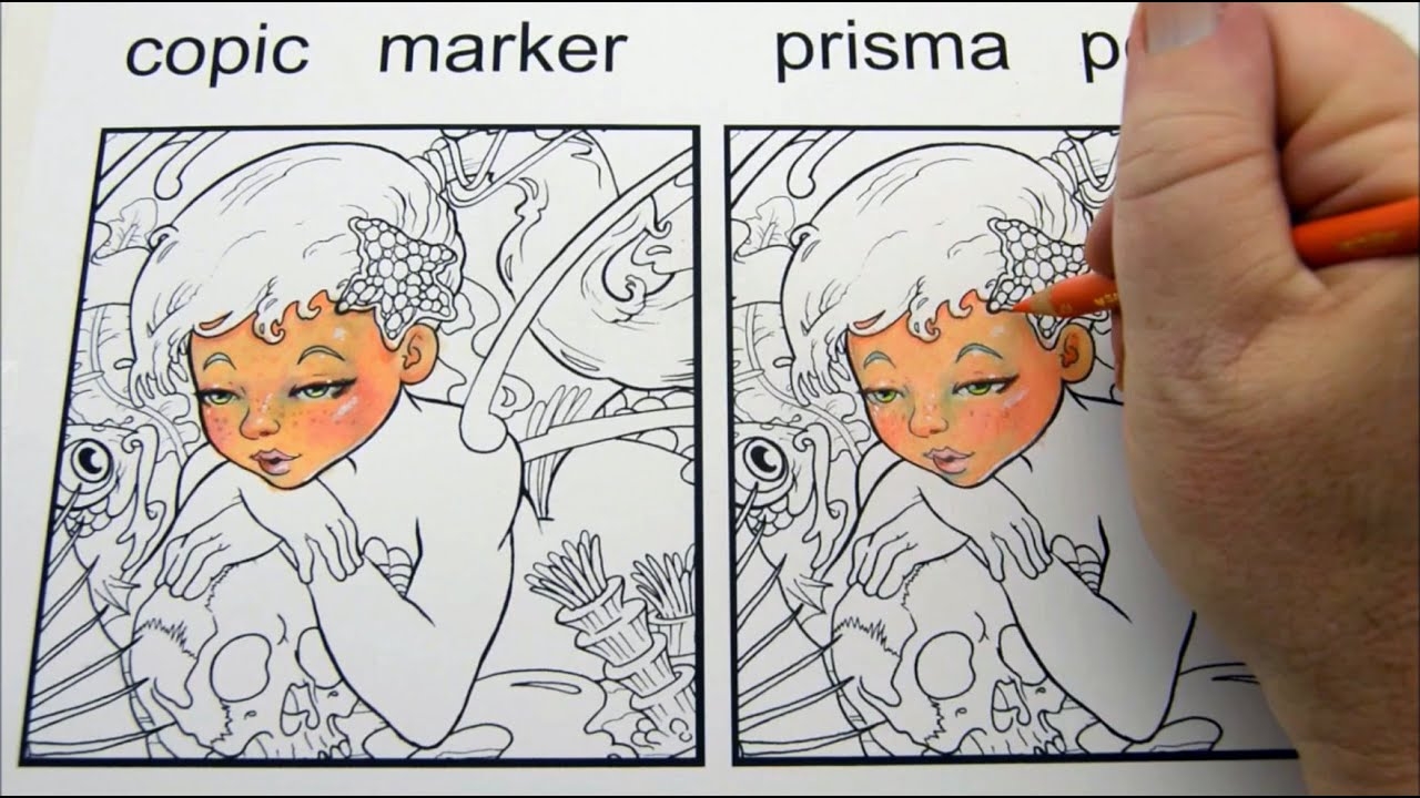 Marker Techniques For Colored Pencils YouTube