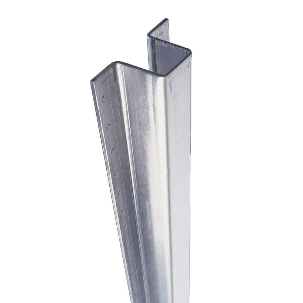 Master Halco 1 3 4 In X 3 1 2 In X 7 1 2 Ft Metal Fence Post 633663 The Home Depot