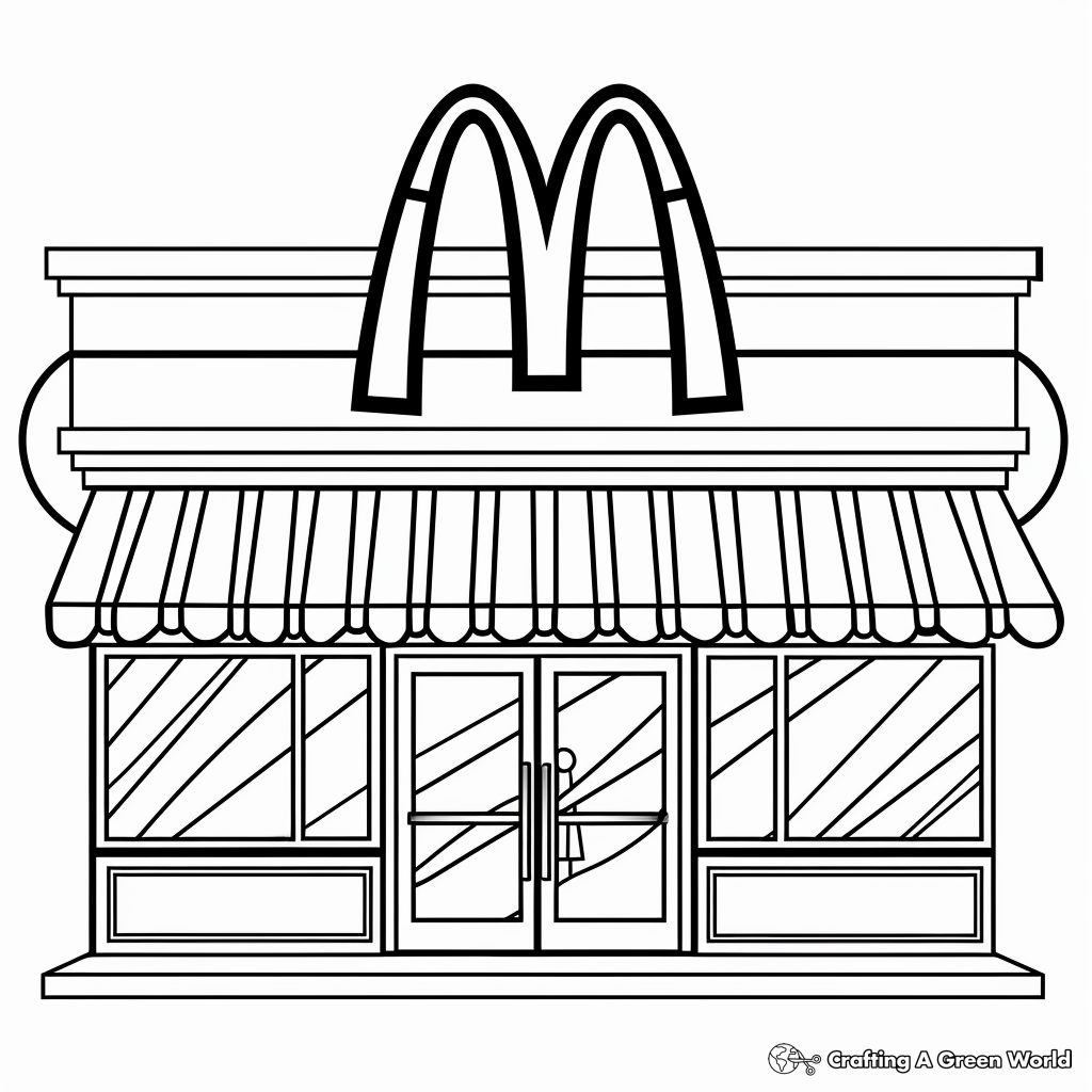 McDonald s Coloring Pages Free Printable 