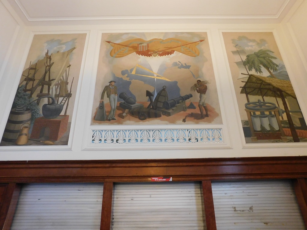 Medford MA Post Office Mural New Deal Murals Entitled Go Flickr
