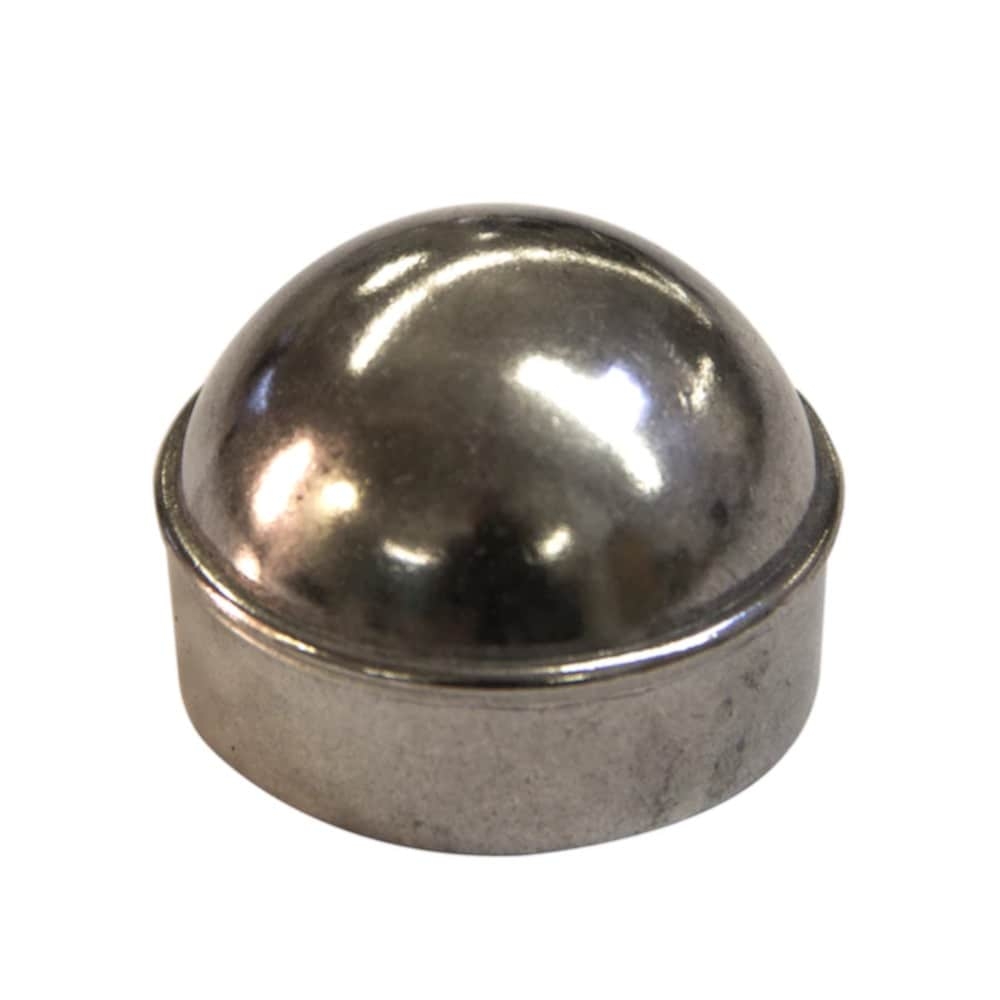 Merchants Metals 2 38 in W X 2 38 in L Galvanized Aluminum Chain link Fence Dome Cap Fits Common Post Measurement 2 3 8 in X 2 3 8 in In The Fence Post Caps Department At Lowes