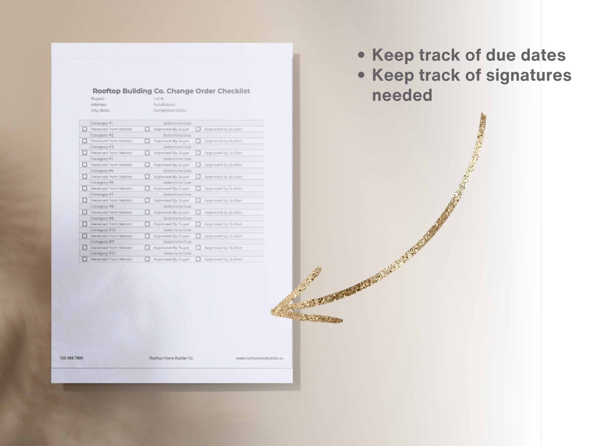 New Construction Change Order Template Home Builder Workbook Spec Sheet Selection Checklist Instant Download Edit In Google Sheets Etsy