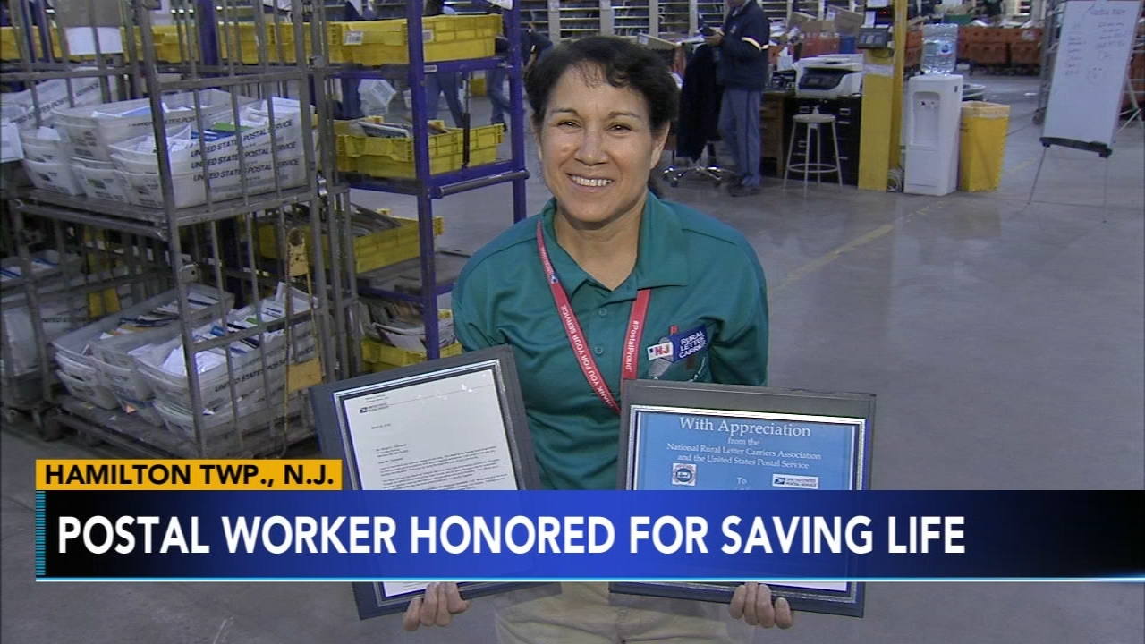 New Jersey Postal Worker Credited With Saving Resident s Life 6abc Philadelphia