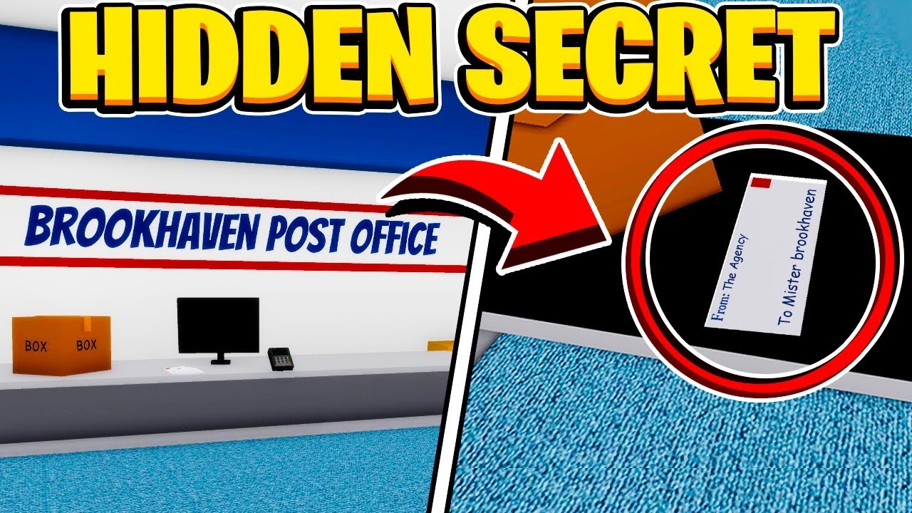New Post Office Has A Big Secret In Roblox Brookhaven RP YouTube