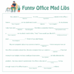Office Mad Libs 10 Free PDF Printables Printablee Worksheets Library