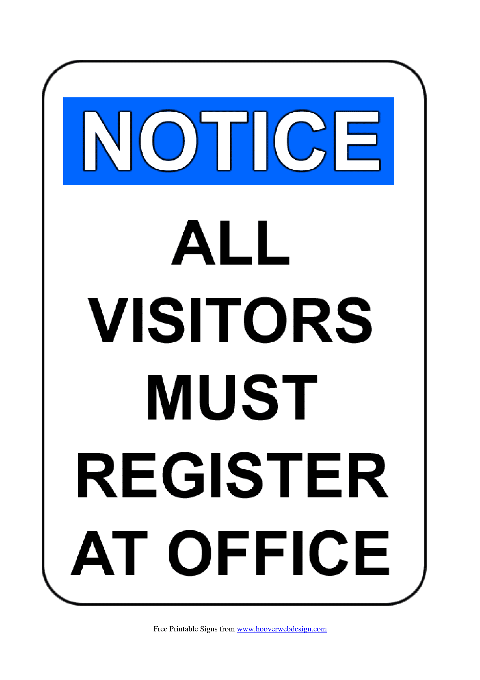 office signs printable