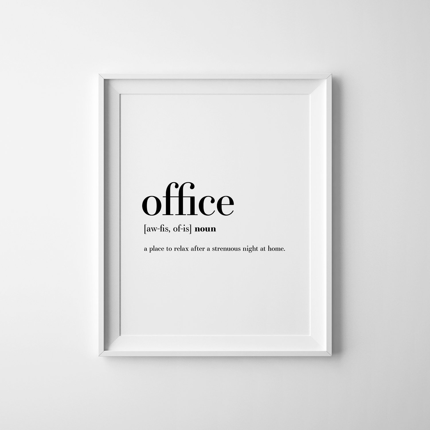 Office Wall Art Digital Print Work Quotes Office Definition Printable Poster Funny Office Quotes Definition Print Etsy