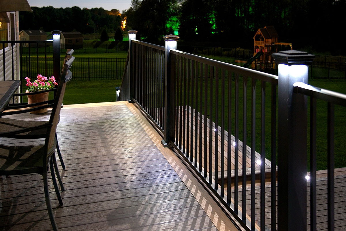 low voltage fence post lights