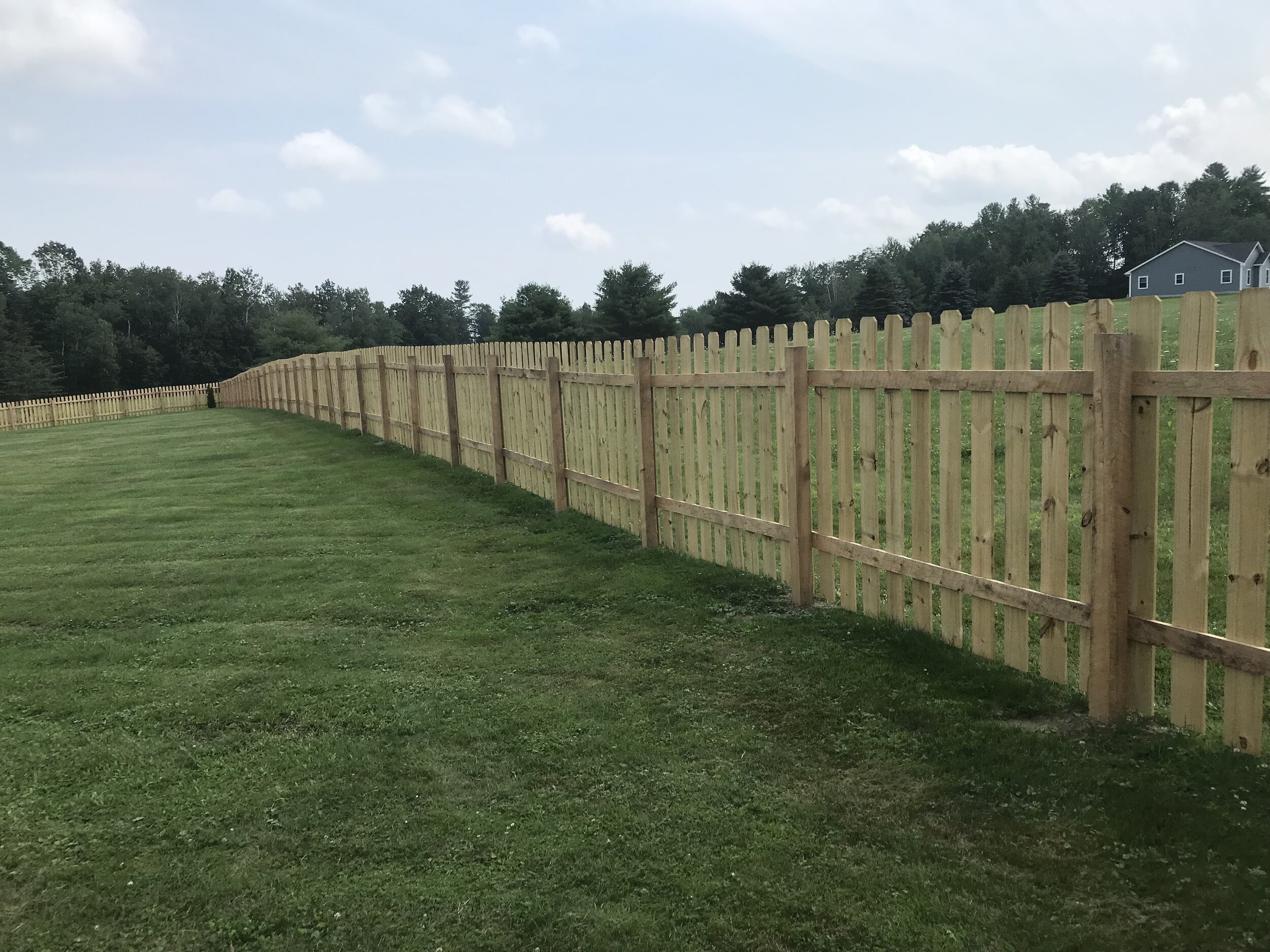 Our 4x4 Posts And Their Fencing By The Board Lumber Co 