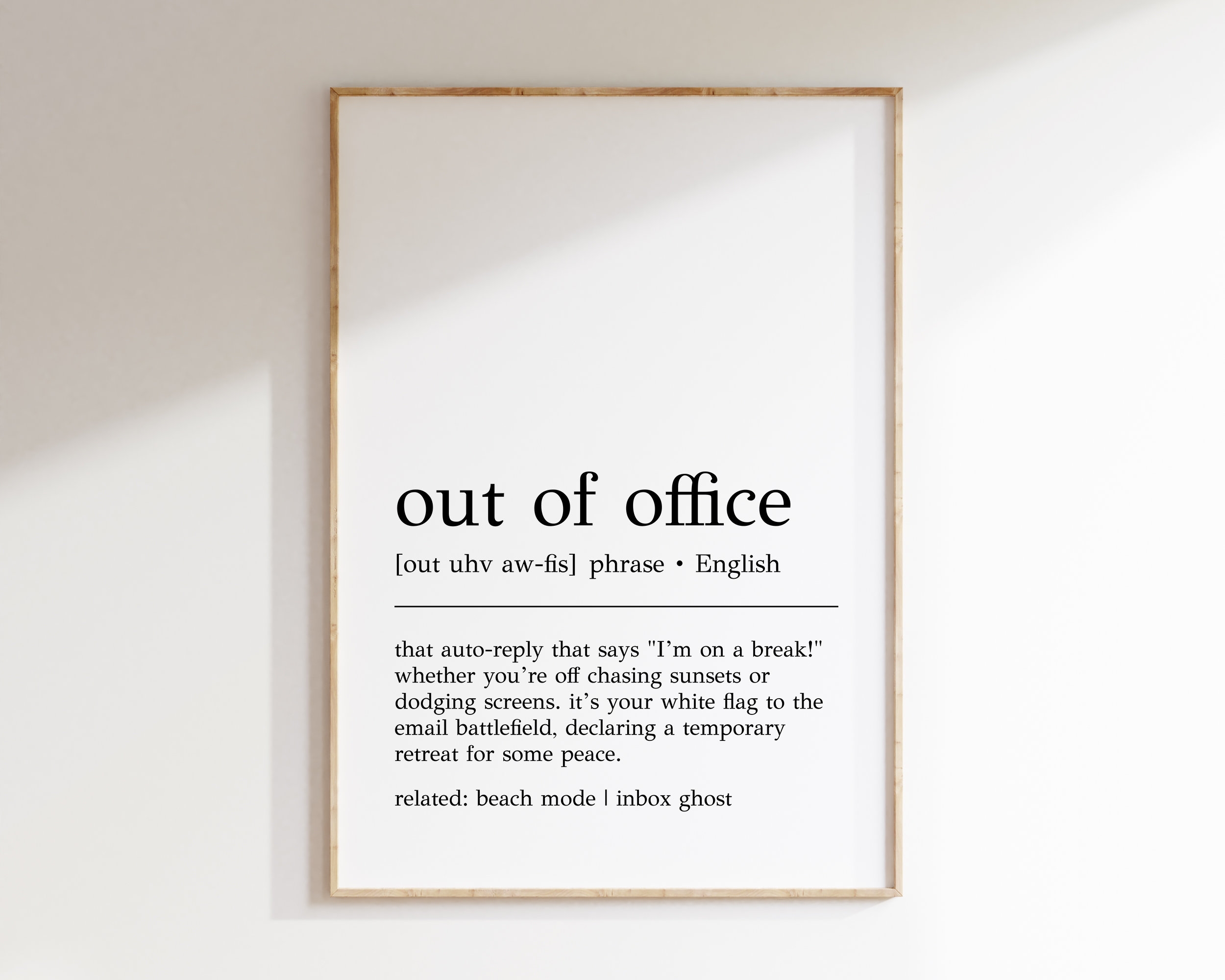 out of the office signs printable