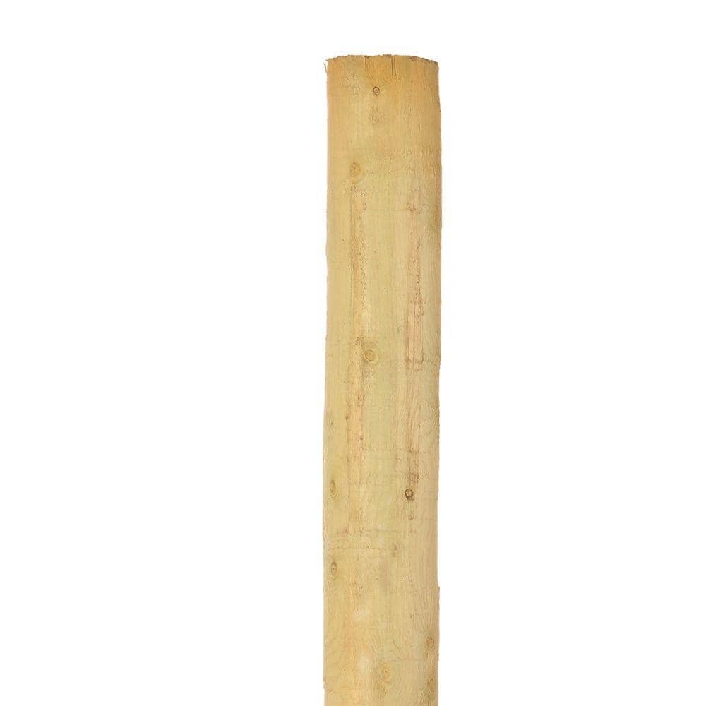 Outdoor Essentials 4 In X 4 In X 8 Ft Pressure Treated Pine Agriculture Fence Post 107417 The Home Depot