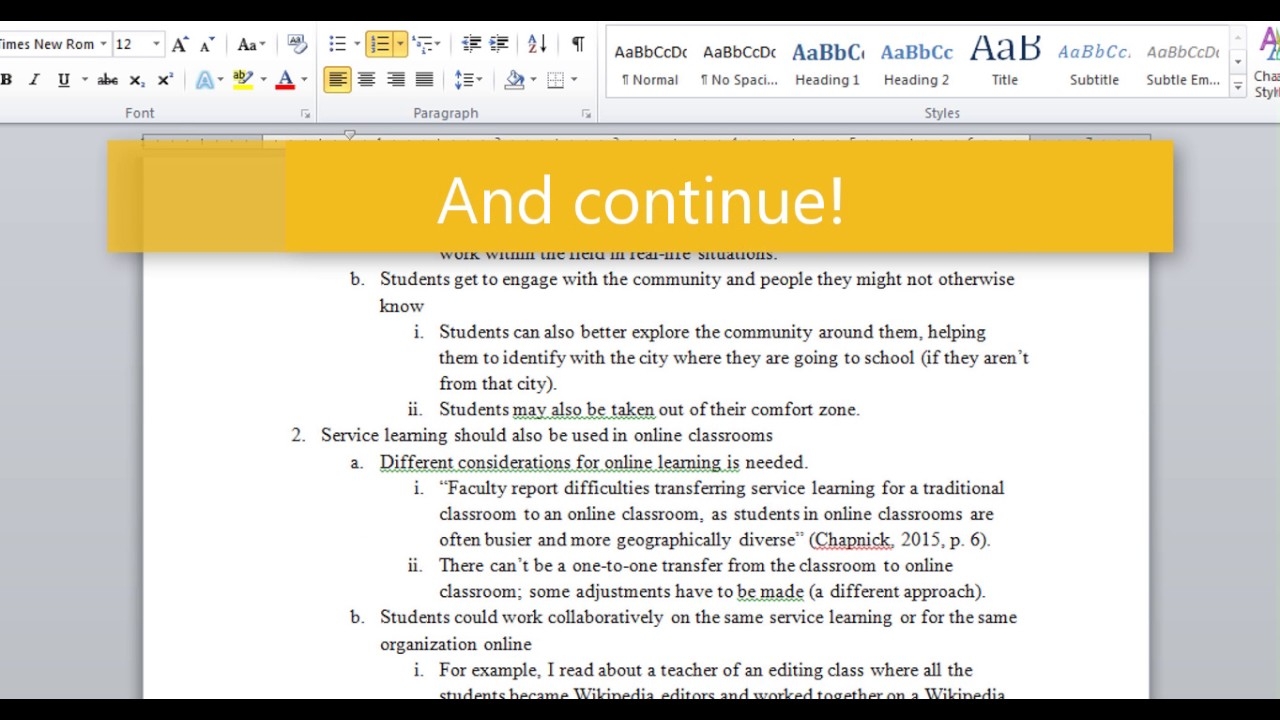 examples of detailed outlines