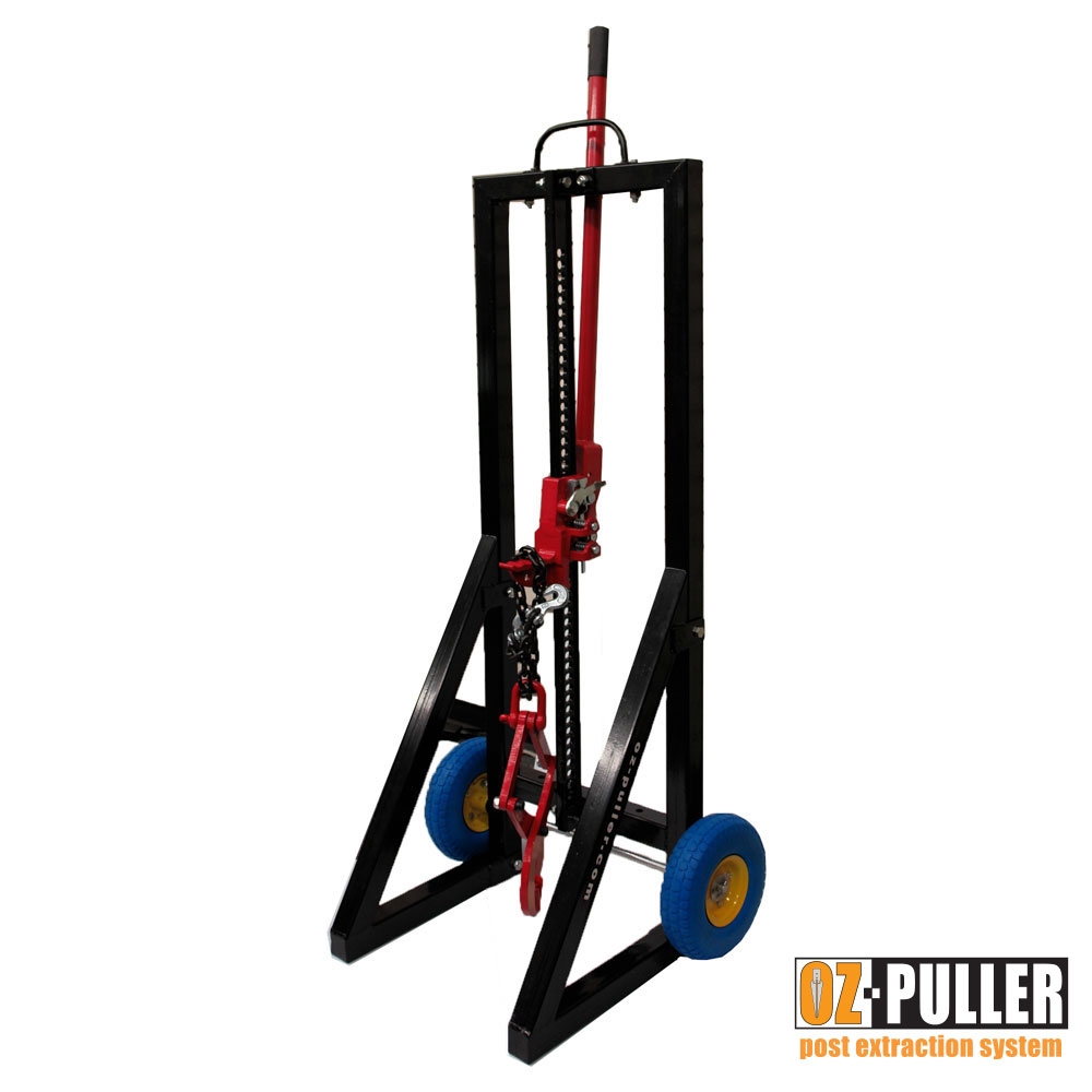 wood fence post puller