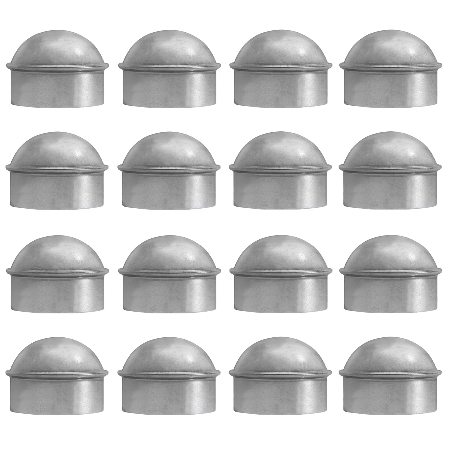 Pack Of 16 1 3 8 Chain Link Fence Post Cap Galvanized Steel Fence Terminal Post Caps For 1 3 8 OD Post Pipe Amazon