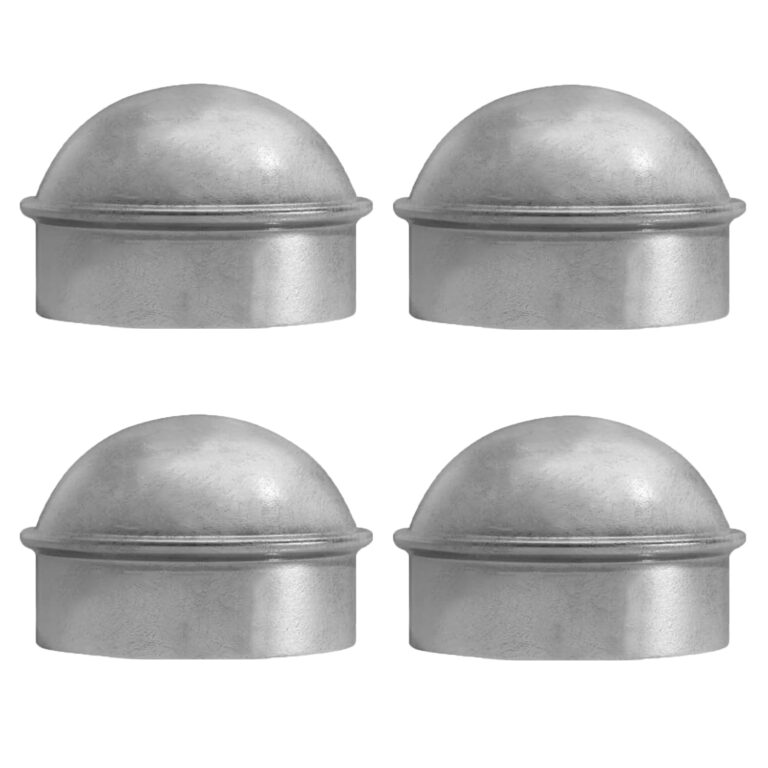 Pack Of 4 2 7 8 Chain Link Fence Post Cap Galvanized Steel Fence Terminal Post Caps For 2 7 8 OD Post Pipe Amazon