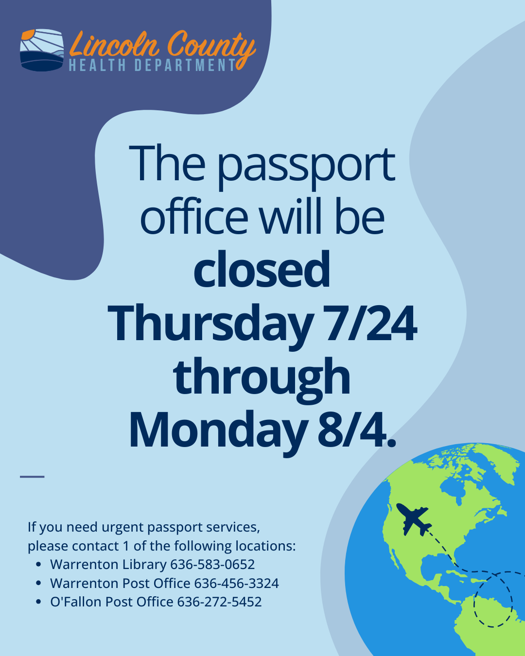 Passports Lincoln County Health Department