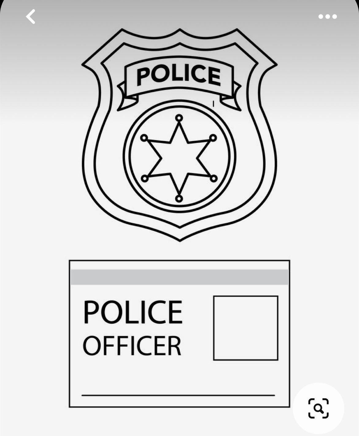police officer badge printable