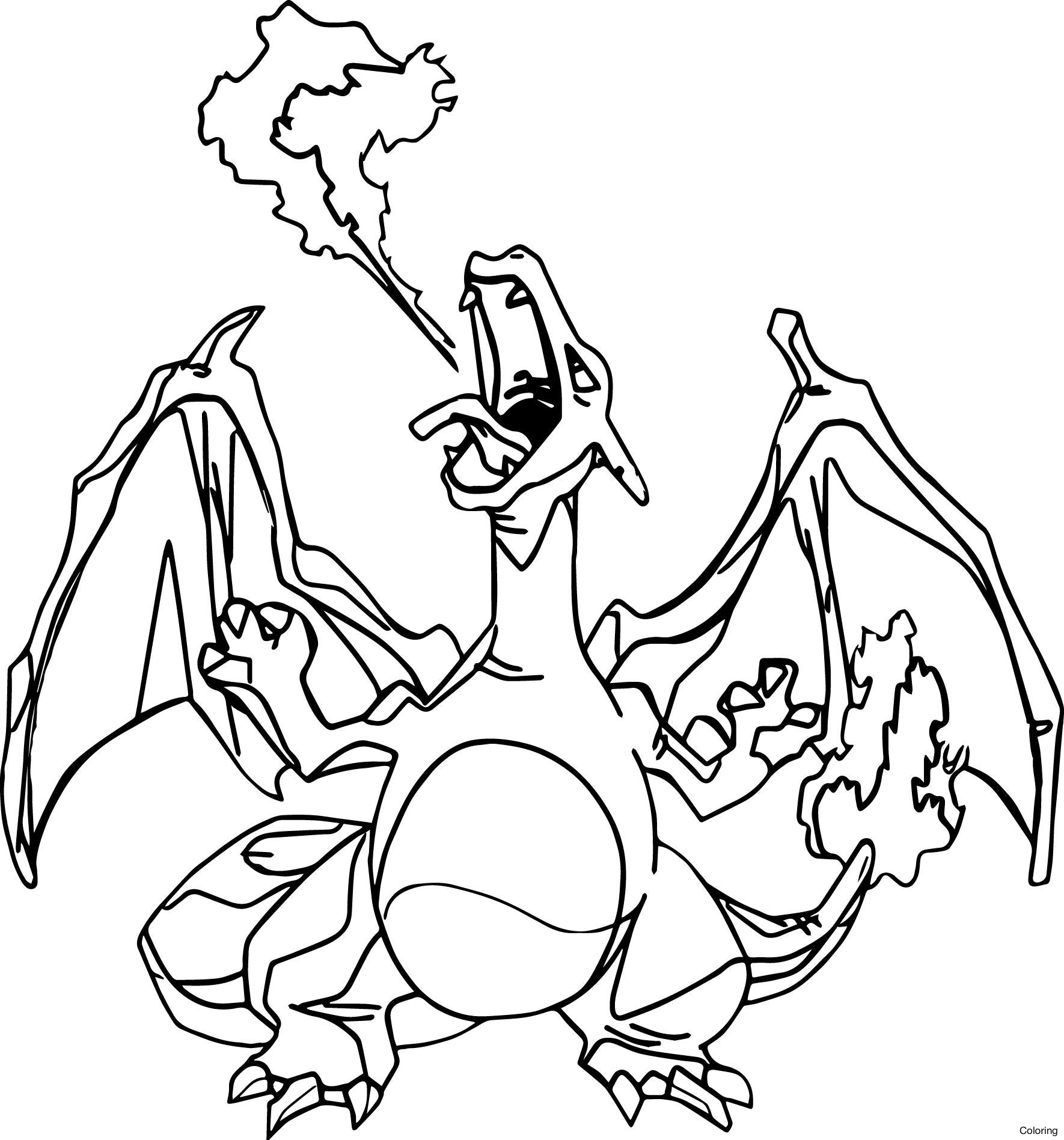 Pokemon Coloring Pages Charmander At GetDrawings Free Download