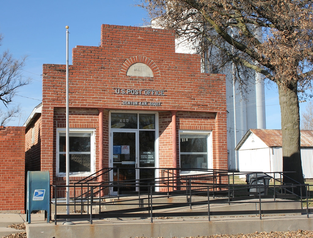 Post Office Denton KS A Classically outfitted Post Offi Flickr