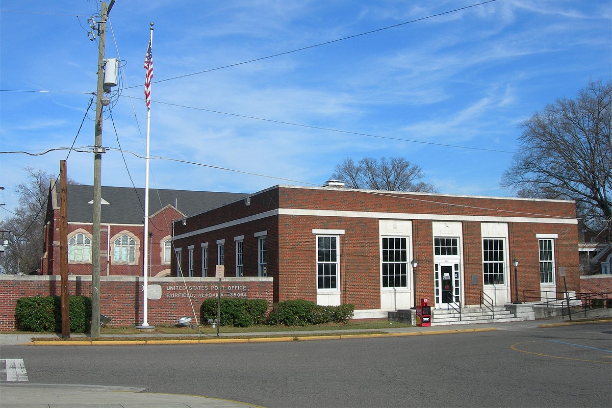Post Office Fairfield AL Living New Deal