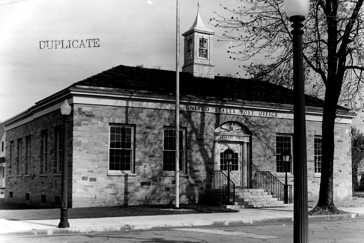 Post Office former Amherst OH Living New Deal