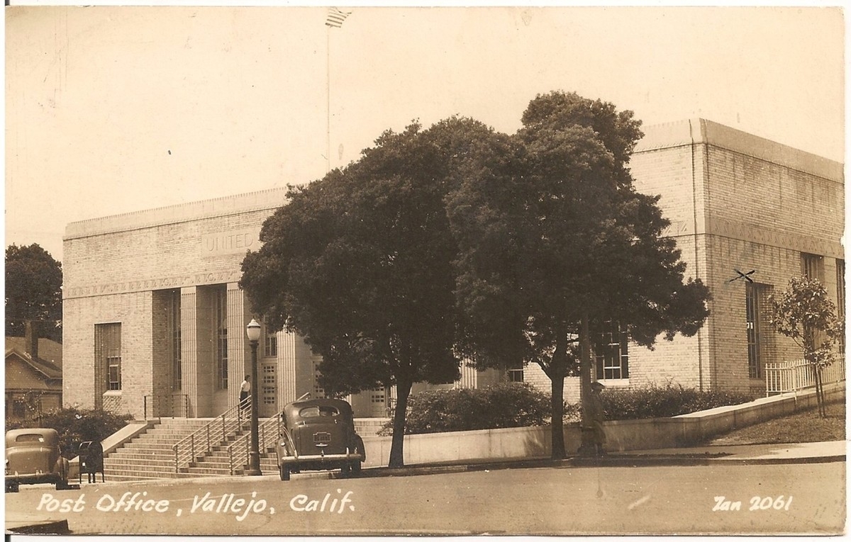 Post Office In Vallejo CA RP Postcard EBay
