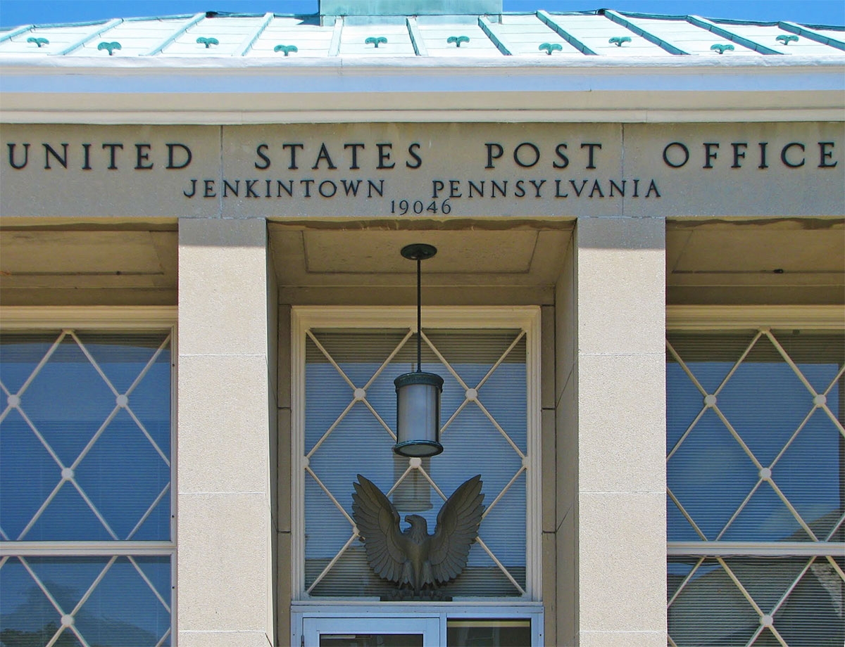 Post Office Jenkintown PA Living New Deal