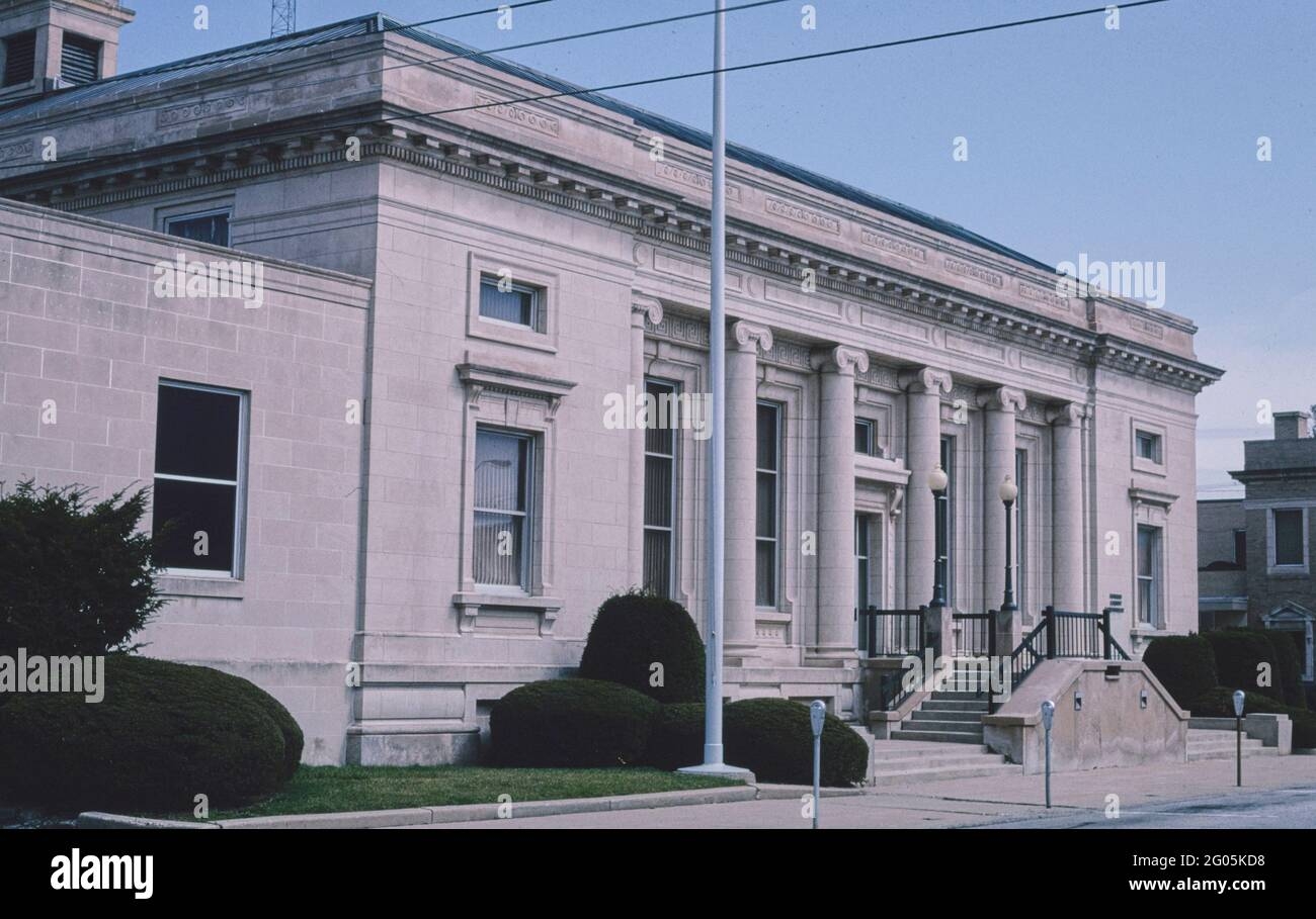 Post Office Kokomo Indiana Stock Photo Alamy