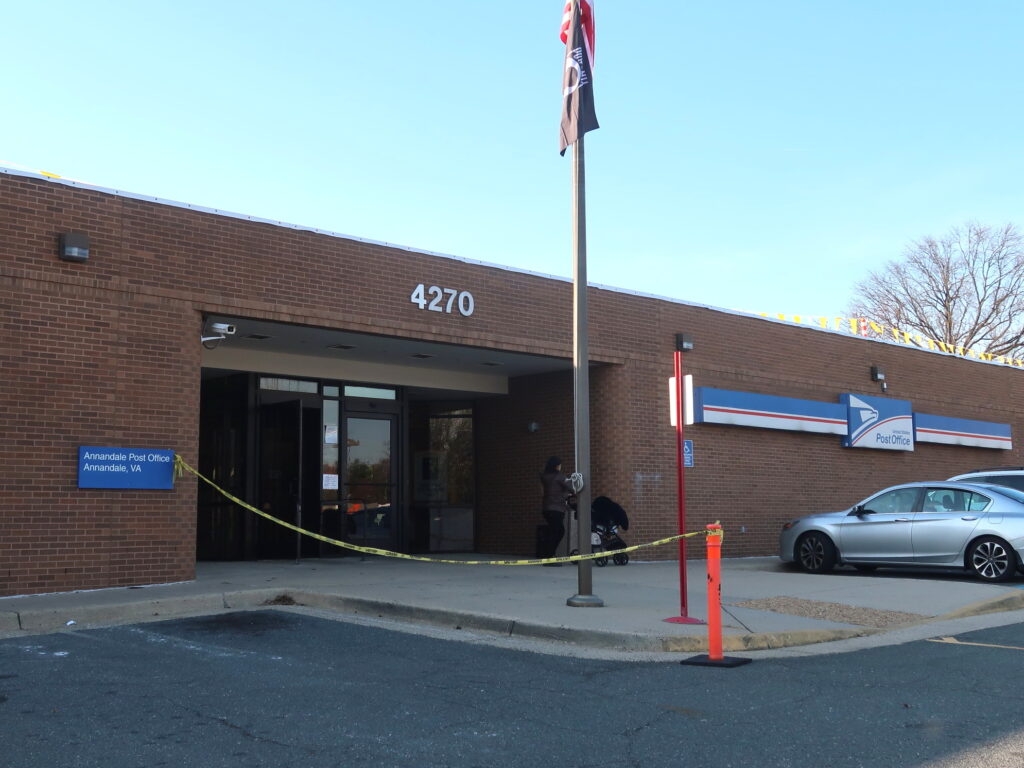 Post Office Lobby Closed At Night Annandale Today