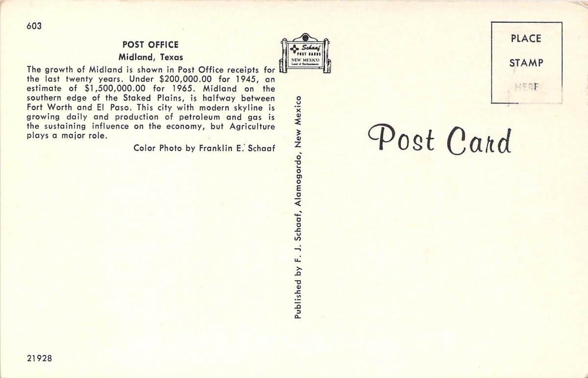midland post office hours