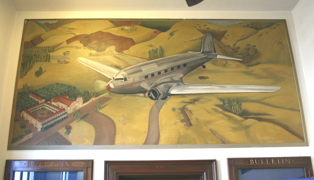 Post Office Mural Oceanside CA Living New Deal