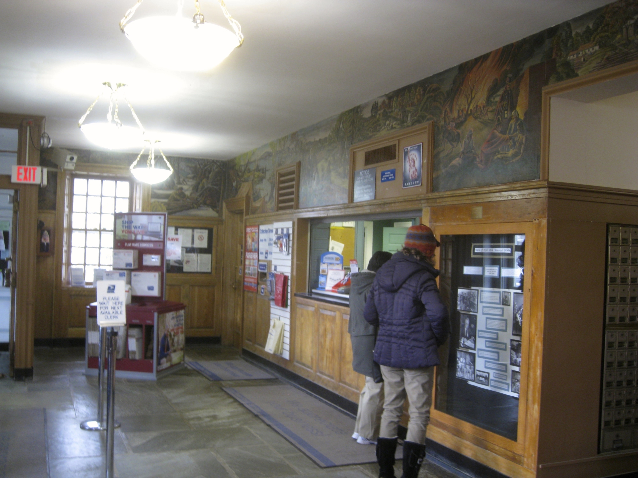 Post Office Murals Hyde Park NY Living New Deal