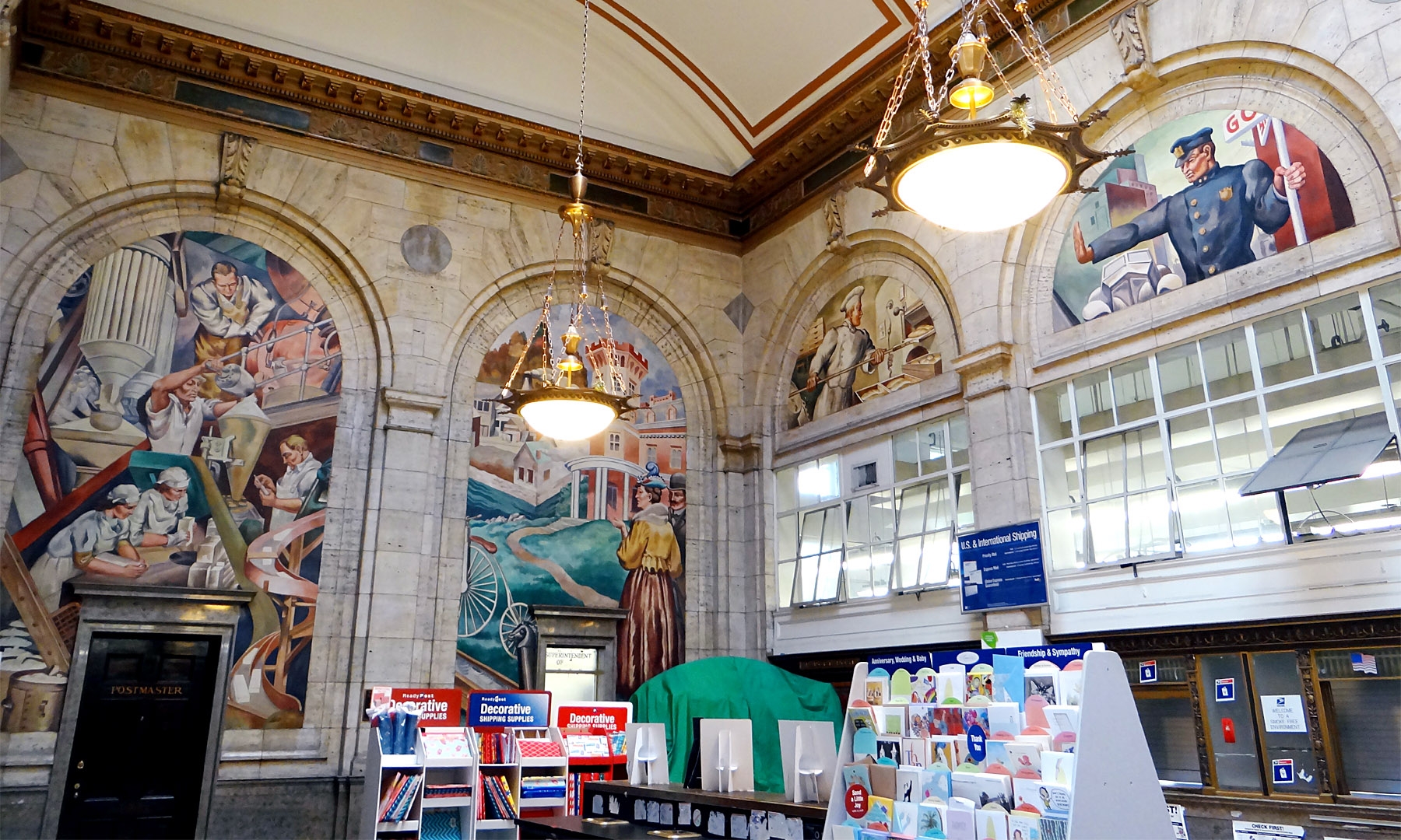 Post Office Murals Port Chester NY Living New Deal