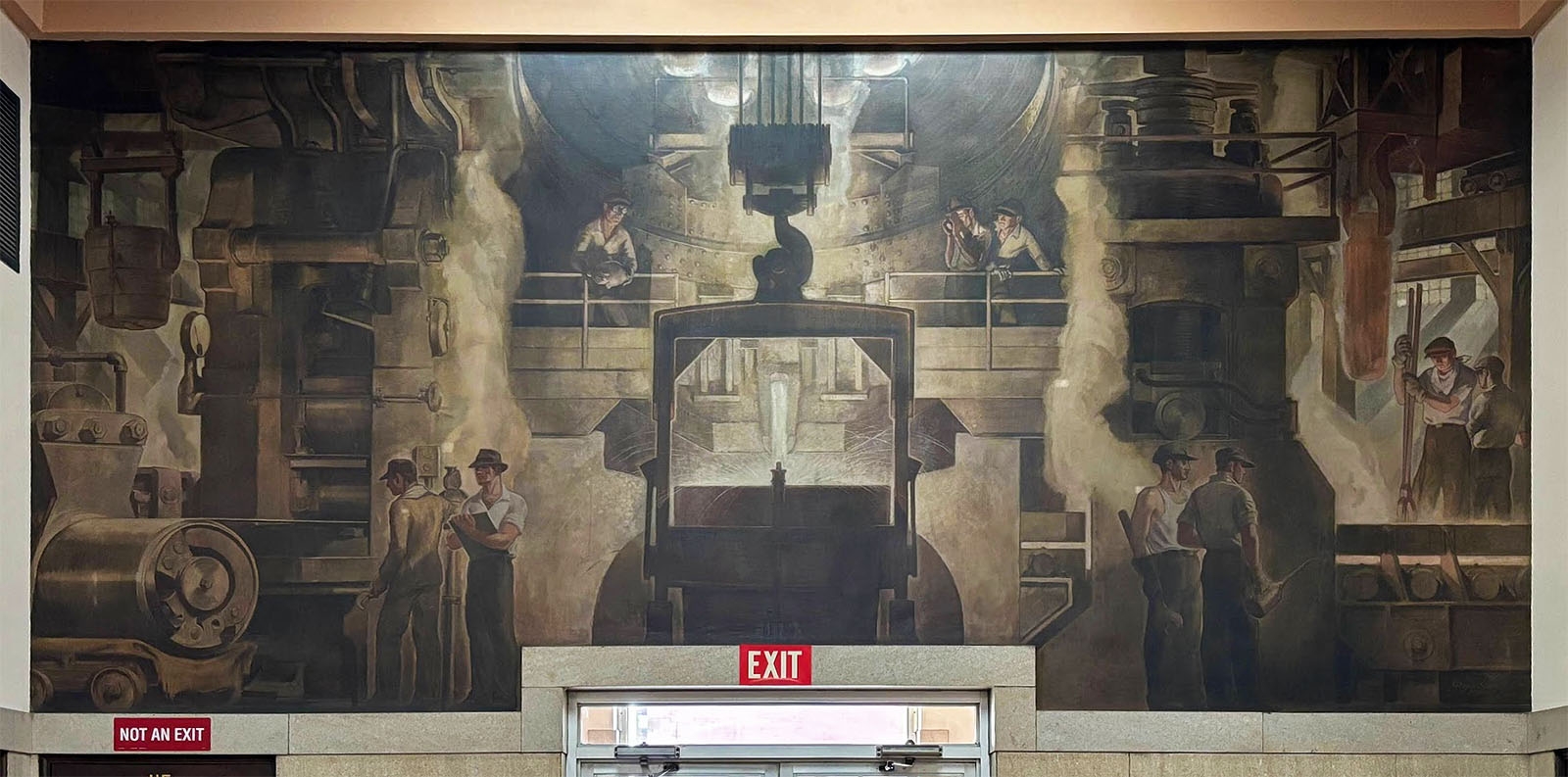Post Office Murals Warren OH Living New Deal