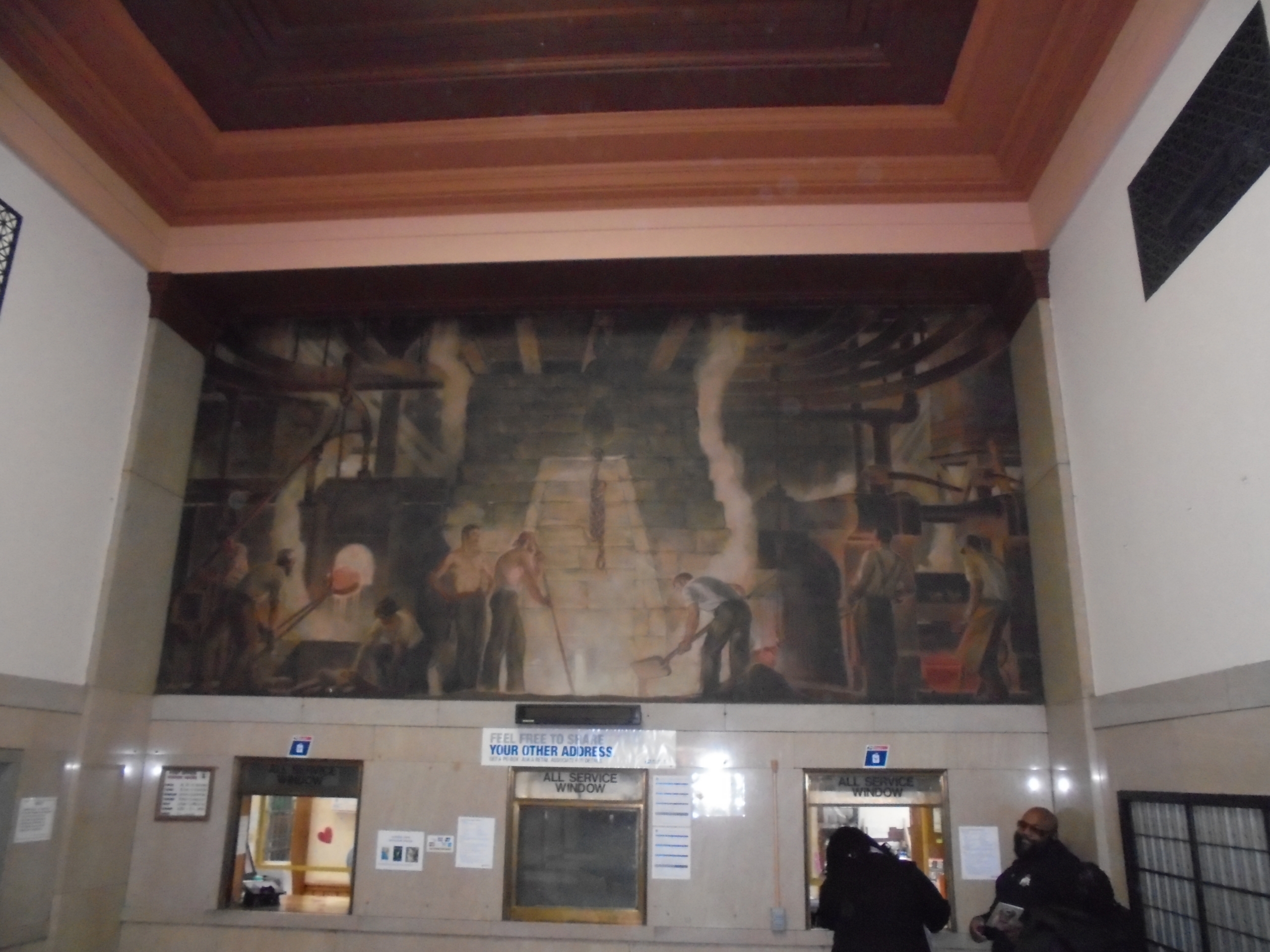 Post Office Murals Warren OH Living New Deal