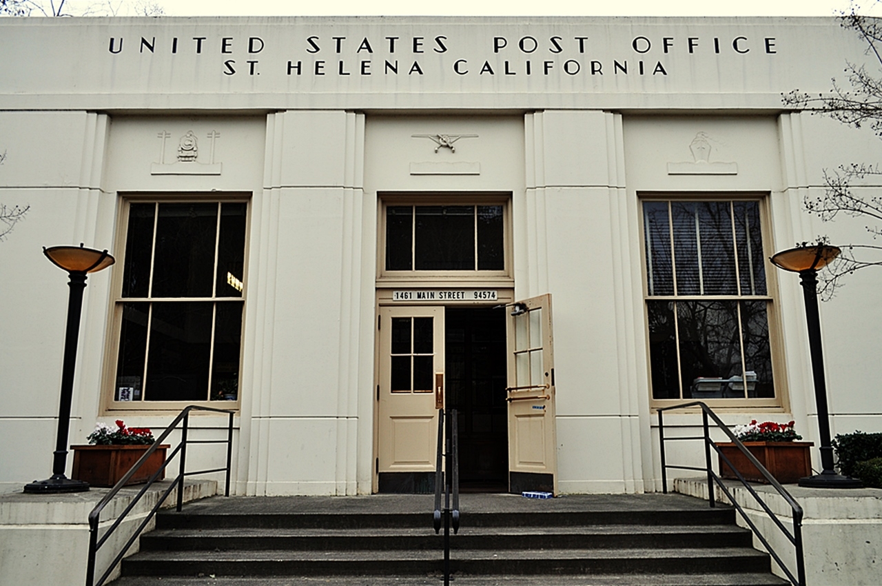 Post Office St Helena CA Living New Deal