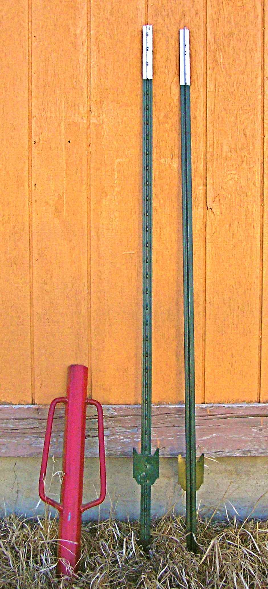 steel fence post driver