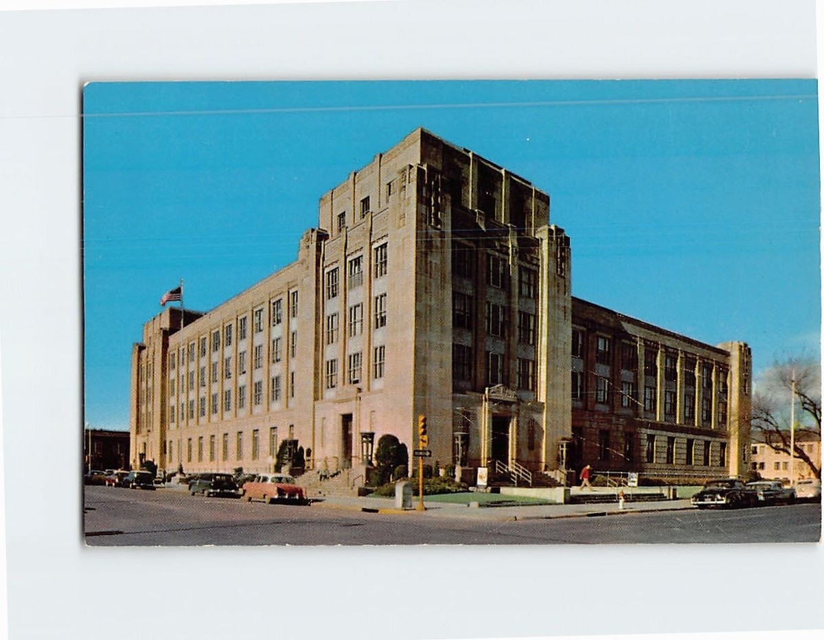 Postcard Court House And Post Office Building Wichita Kansas USA EBay