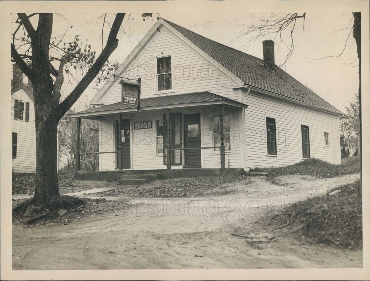 Press Photo Old Post Office Acton Middlesex County Massachusetts EBay
