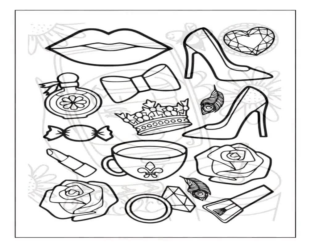 aesthetics black and white image to colour printable