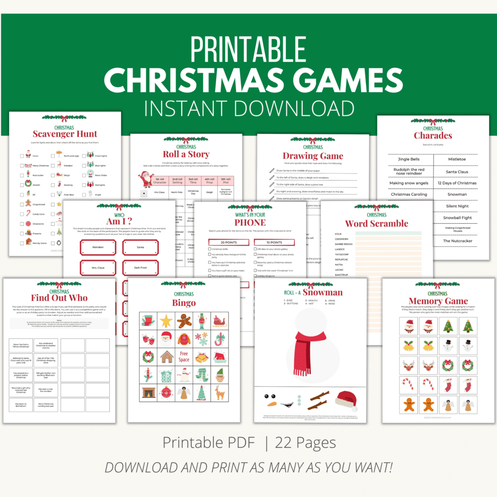 printable office party games