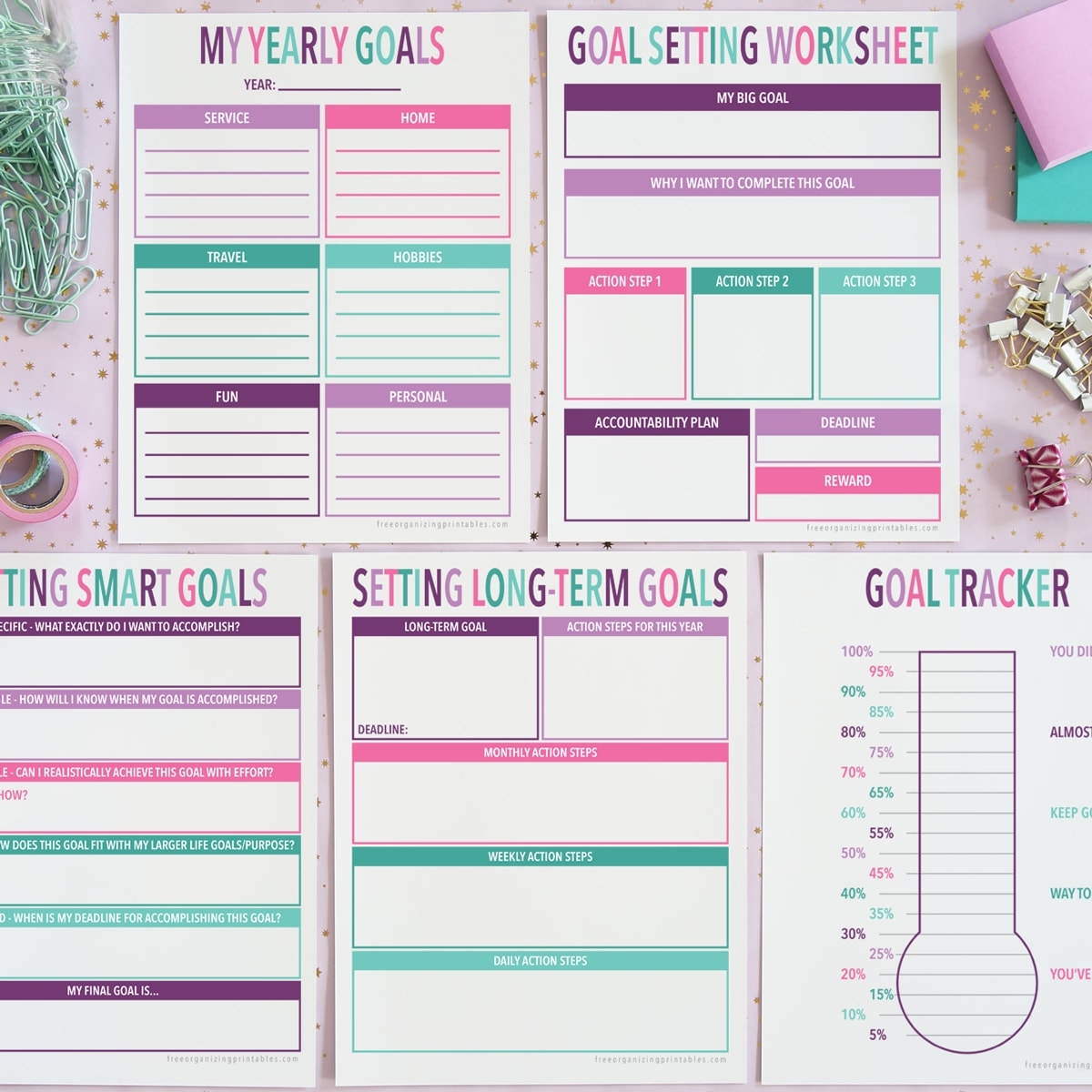 free office organization printables