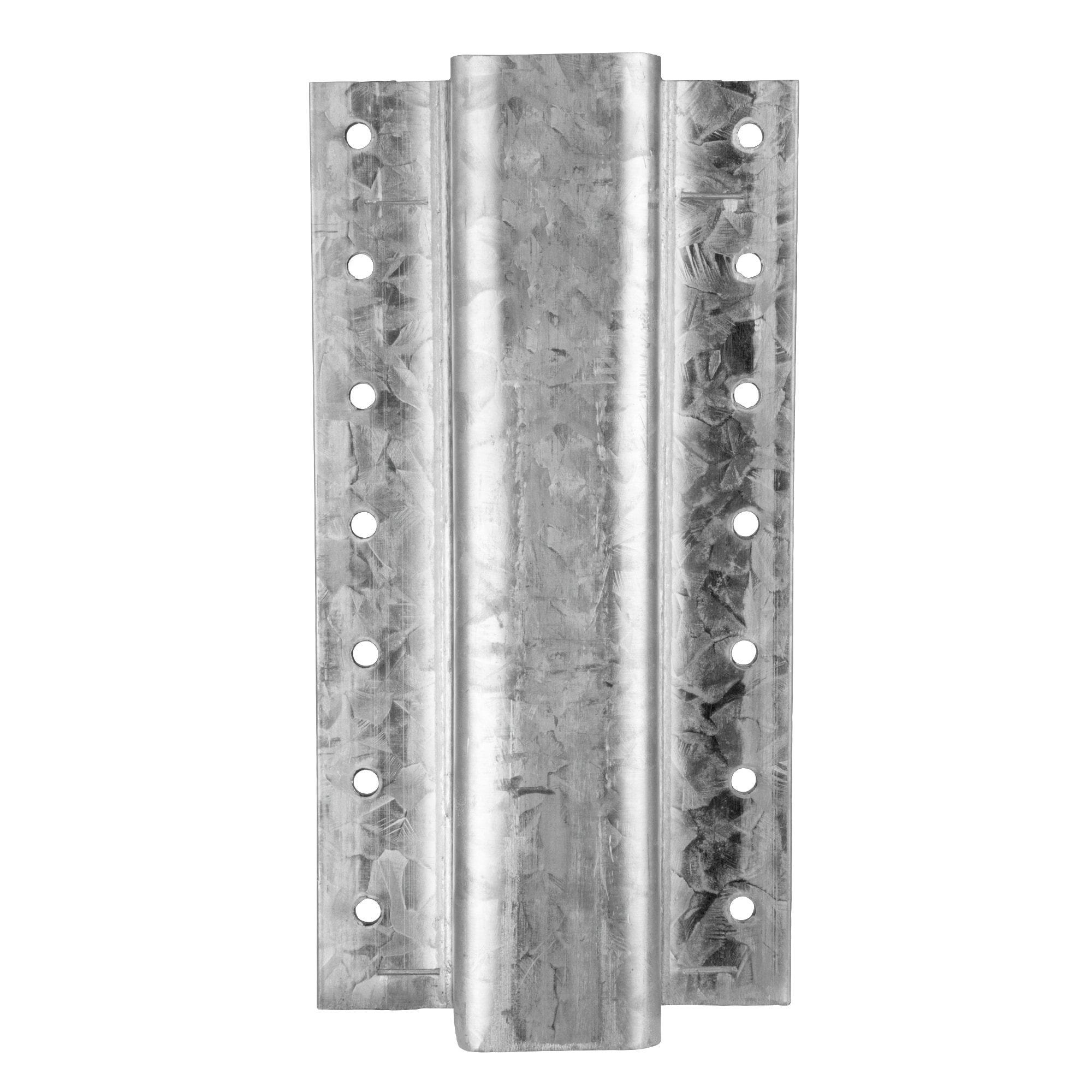 Proforce 8 ft H X 3 in W Steel Gray Galvanized Steel Privacy Line Fence Post In The Metal Fencing Department At Lowes